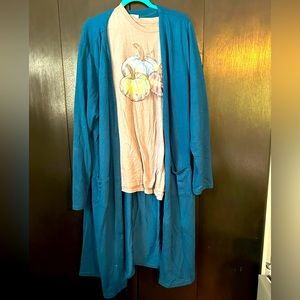 Long cardigan duster